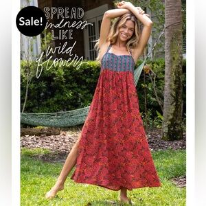 Natural Life Patti side slit dress